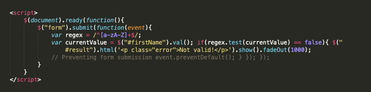 jquery events