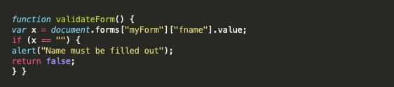 JavaScript Form Validation