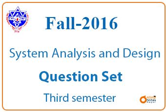 System Analysis and Design || Fall 2016 || BCIS