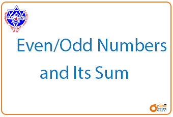Even/Odd Numbers and Its Sum || C programming || BCIS
