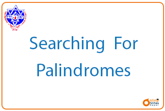 Searching For Palindromes || C programming || BCIS