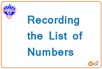 Recording List of Numbers || C programming || BCIS