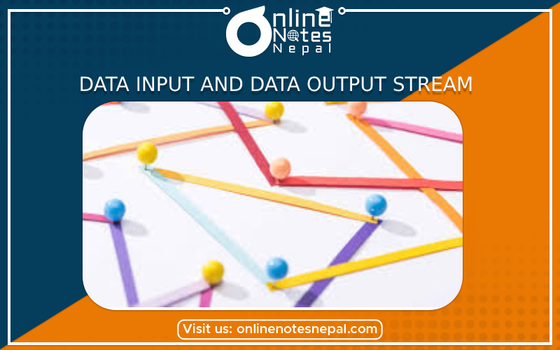 Data Input and Data Output Stream