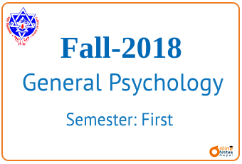 Fall,2018 | General Psychology | BCIS photo