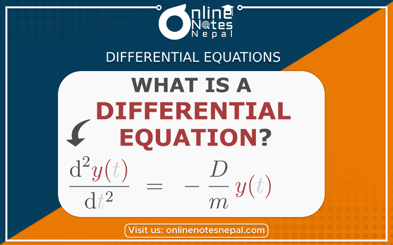 Solution of Ordinary Differential Equations