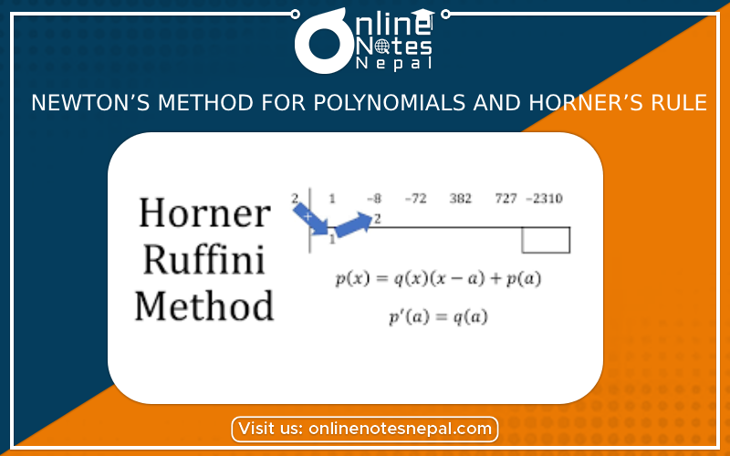 Newton’s method for polynomials and Horner’s rule