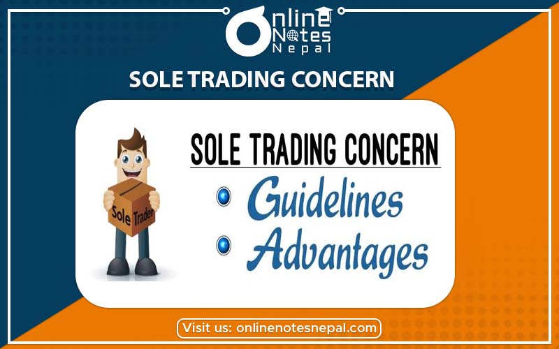 Sole Trading Concerns in Accountancy of Grade-9, Reference Note