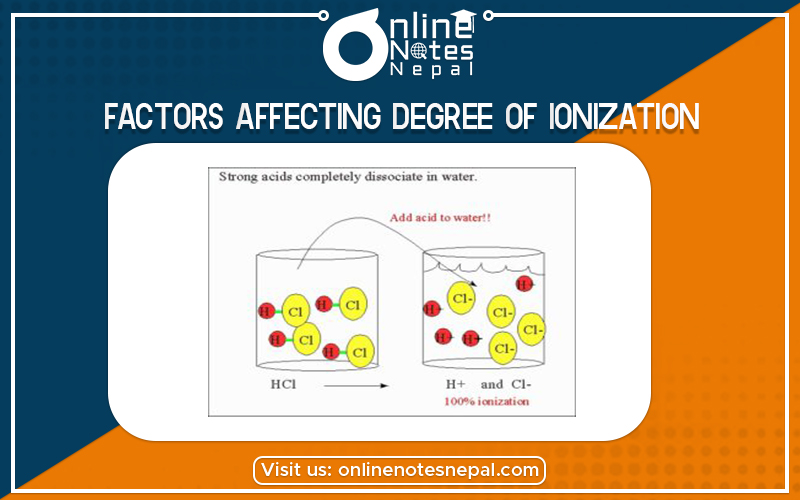 Factors Affecting Degree of Ionization in Grade 12