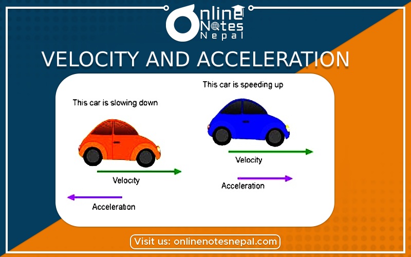 Velocity and Acceleration in Grade 8 Science Notes, Reference and Study Material
