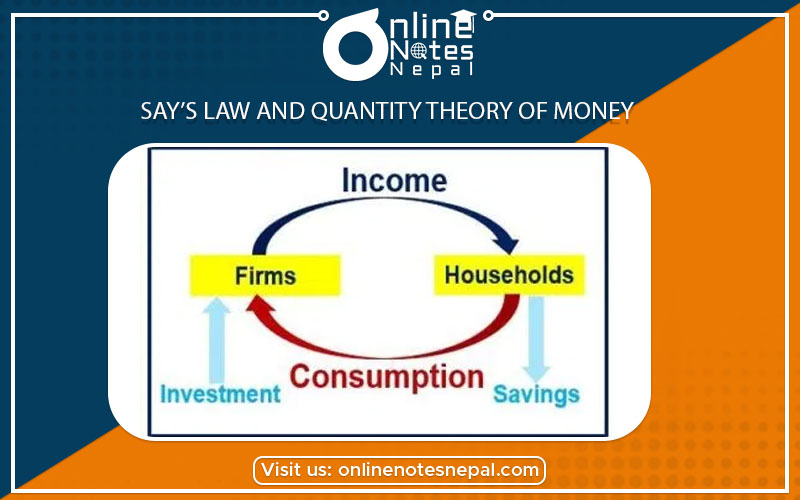Say’s Law and Quantity Theory of Money photo