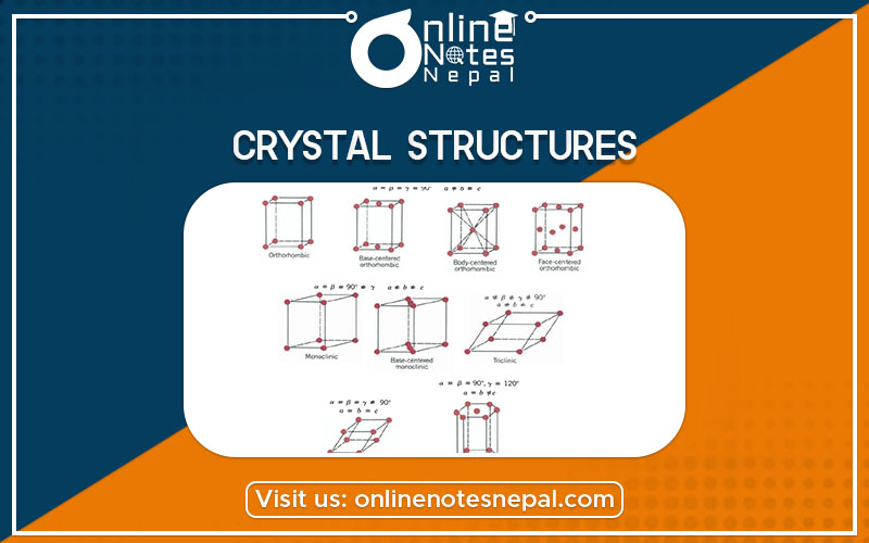 Crystal Structures in Physics Bsc Csit