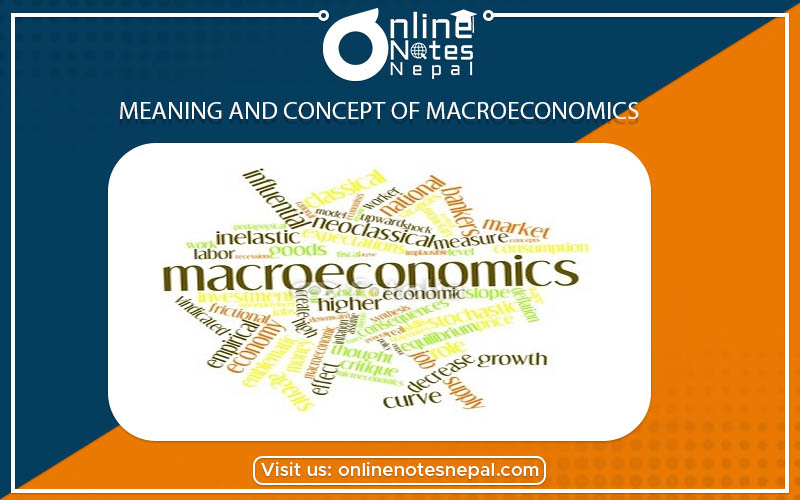 Meaning & Concept of Macroeconomics photo