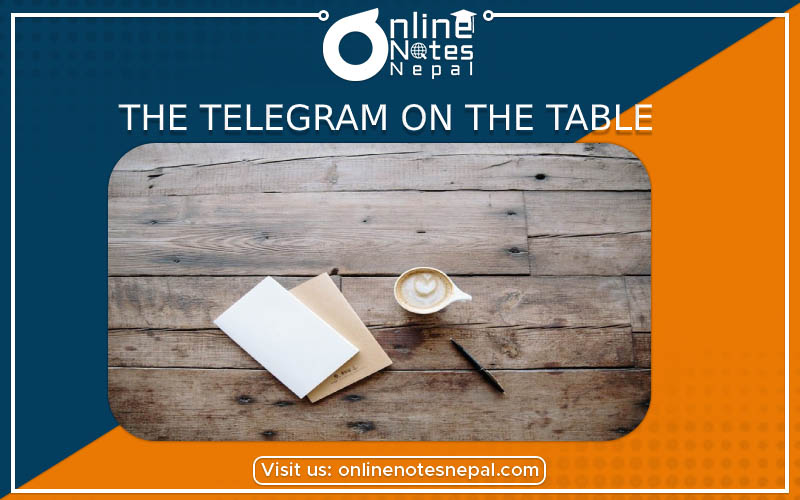 Four Levels of The Telegram On the Table photo