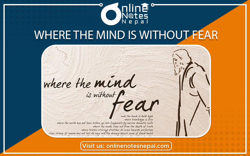 Where the Mind is Without Fear in Class 10 English