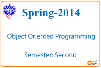 2014 Spring | Object Oriented Language | BCIS photo