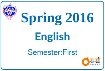 English | Spring,2016| BCIS photo