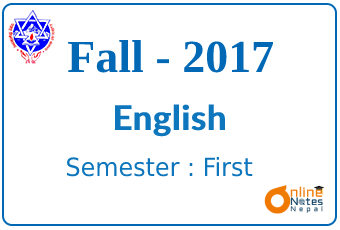 English Fall 2017