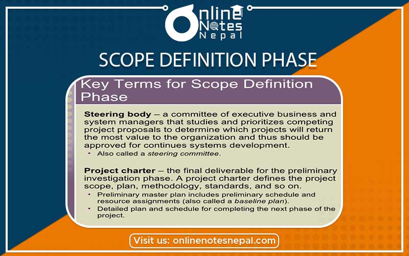 Scope Definition Phase Photo