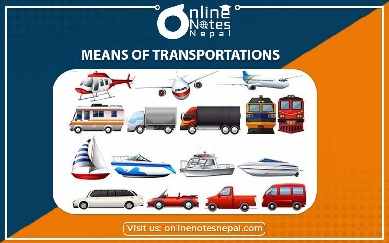 Means of Transportation in Accountancy of grade-9, Reference Notes