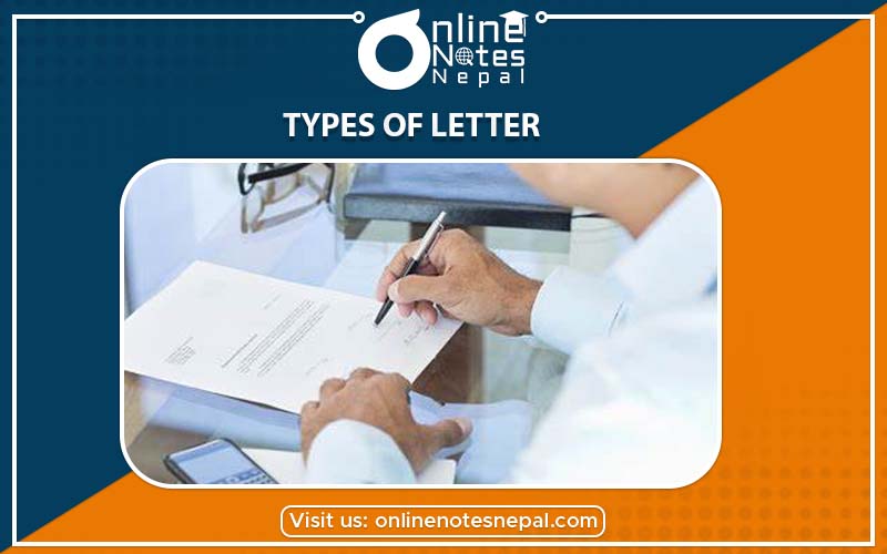 Types of Letter in Accountancy of Grade-9, Reference Note