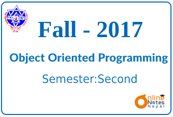 Fall 2017 | Object Oriented Programming | BCIS photo