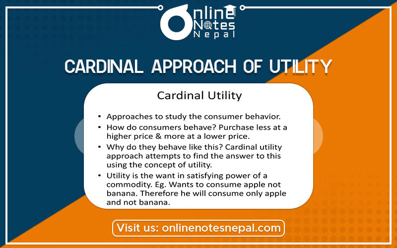 Cardinal Approach of Utility Photo