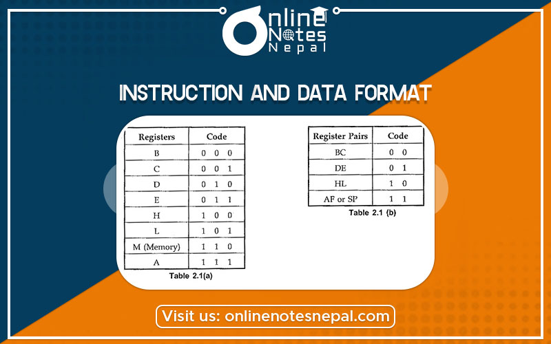 Instruction and Data Format Photo