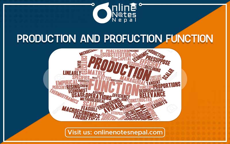 Production and Production Function Photo