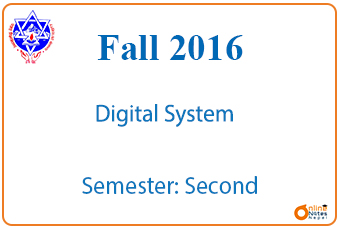 Fall 2016 | Digital Systems | BCIS