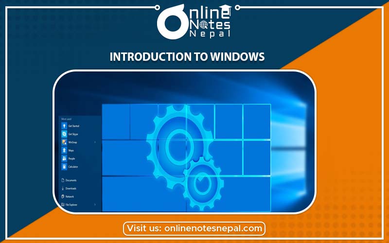 Introduction to Windows in Computer of Grade-8, Reference Note