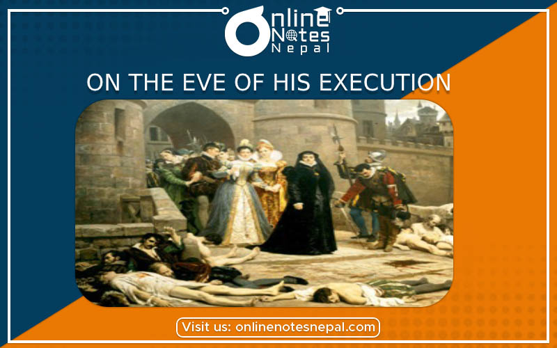 Four Levels of On The Eve of His Execution photo