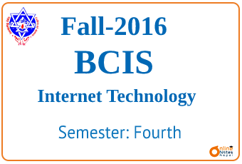 Fall 2016 Internet Technology Question