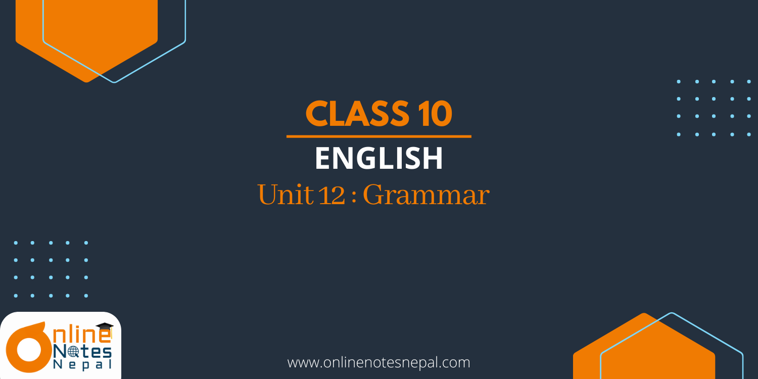 Unit 12: Grammar Photo